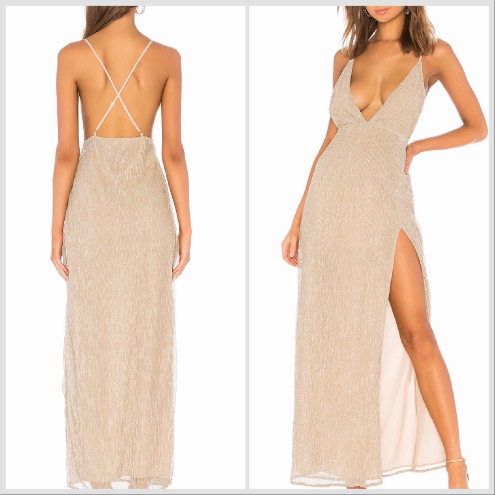 REVOLVE superdown Hailee Shimmery Dress